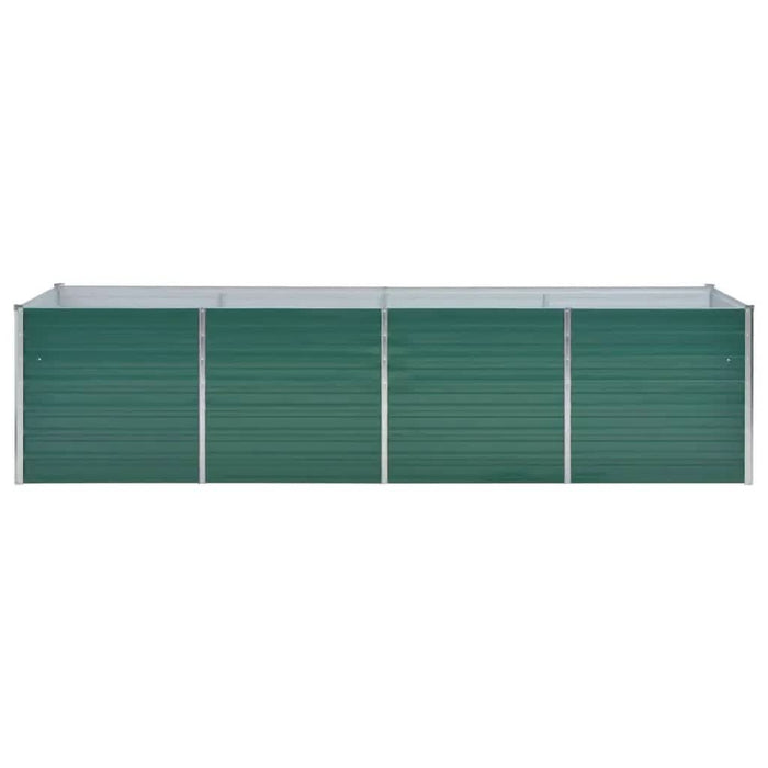 Strat înălțat de grădină, verde, 320x80x77 cm, oțel galvanizat - WALTI WALTI