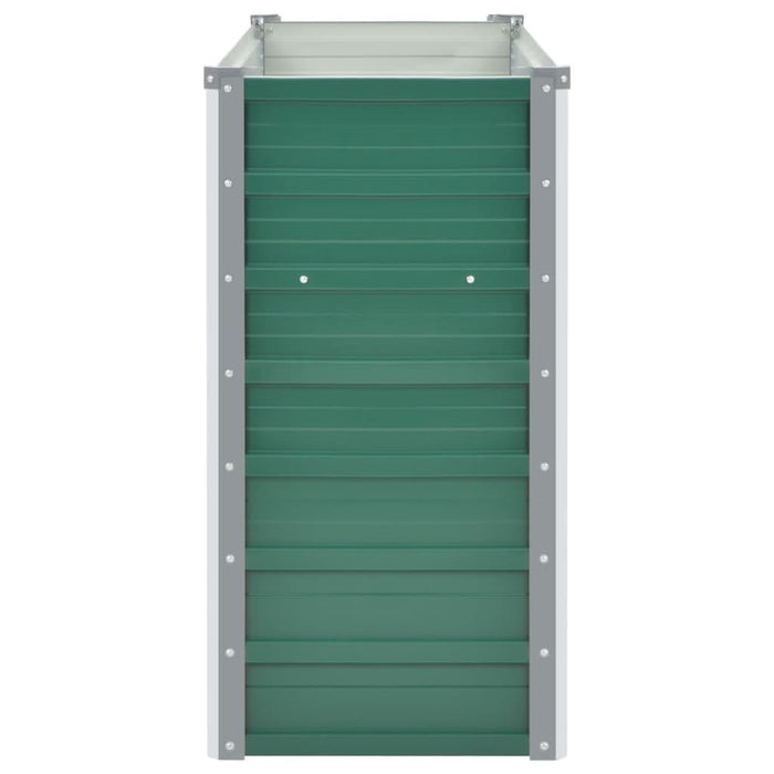 Strat înălțat de grădină, verde, 160x40x77 cm, oțel galvanizat - WALTI WALTI