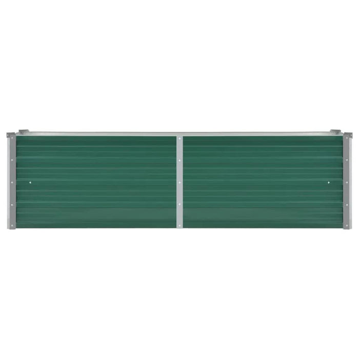 Strat înălțat de grădină, verde, 160x40x45 cm, oțel galvanizat - WALTI WALTI