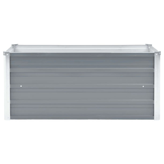 Strat înălțat de grădină, gri, 100x40x45 cm, oțel galvanizat - WALTI WALTI