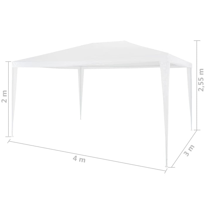 Cort de petrecere, alb, 3 x 4 m - WALTI WALTI