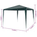 Cort de petrecere, verde, 3 x 3 m, PE - WALTI WALTI