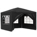 Cort de petrecere, antracit, 3 x 3 m - WALTI WALTI