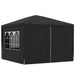 Cort de petrecere, antracit, 3 x 3 m - WALTI WALTI