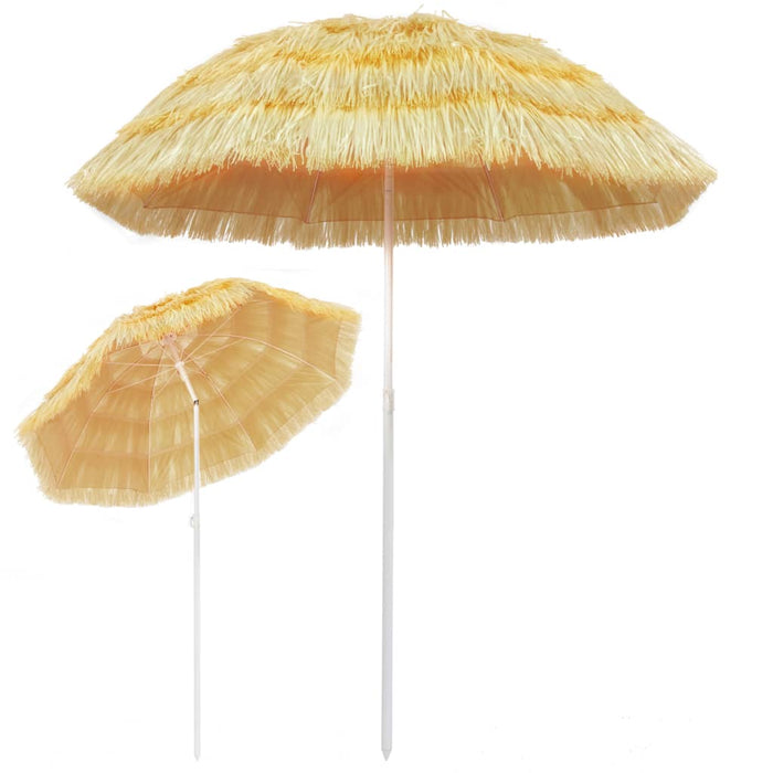 Umbrelă de plajă, natural, 180 cm, stil hawaiian - WALTI WALTI