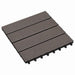 Plăci pentru Deck 11 pcs Maro închis 30 x 30 cm Lemn compozit - WALTI WALTI