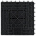 Plăci pentru Deck 11 pcs Negru 30 x 30 cm Lemn compozit - WALTI WALTI