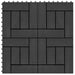 Plăci pentru Deck 11 pcs Negru 30 x 30 cm Lemn compozit - WALTI WALTI