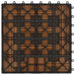 Plăci pentru Deck 11 pcs Lemn de tec 30 x 30 cm Lemn compozit - WALTI WALTI