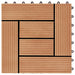 Plăci pentru Deck 11 pcs Lemn de tec 30 x 30 cm Lemn compozit - WALTI WALTI