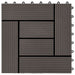 Plăci pentru Deck 11 pcs Maro închis 30 x 30 cm Lemn compozit - WALTI WALTI