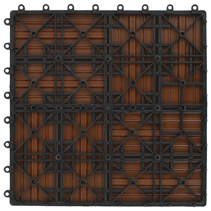 Plăci pentru Deck 11 pcs Maro 30 x 30 cm Lemn compozit - WALTI WALTI