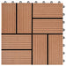Plăci pentru Deck 11 pcs Maro 30 x 30 cm Lemn compozit - WALTI WALTI