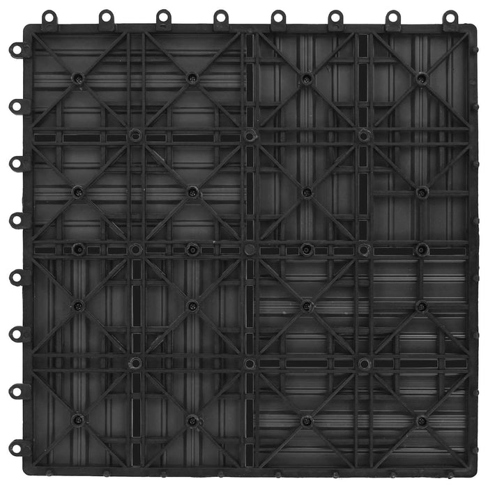 Plăci pentru Deck 11 pcs Gri 30 x 30 cm Lemn compozit - WALTI WALTI