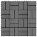 Plăci pentru Deck 11 pcs Gri 30 x 30 cm Lemn compozit - WALTI WALTI