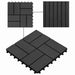 Plăci pentru Deck 11 pcs Negru 30 x 30 cm Lemn compozit - WALTI WALTI
