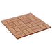 Plăci pentru Deck 11 pcs Lemn de tec 30 x 30 cm Lemn compozit - WALTI WALTI