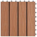 Plăci pentru Deck 11 pcs Maro deschis 30 x 30 cm Lemn compozit - WALTI WALTI