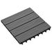 Plăci pentru Deck Design 3D 11 pcs Gri 30 x 30 cm Lemn compozit - WALTI WALTI