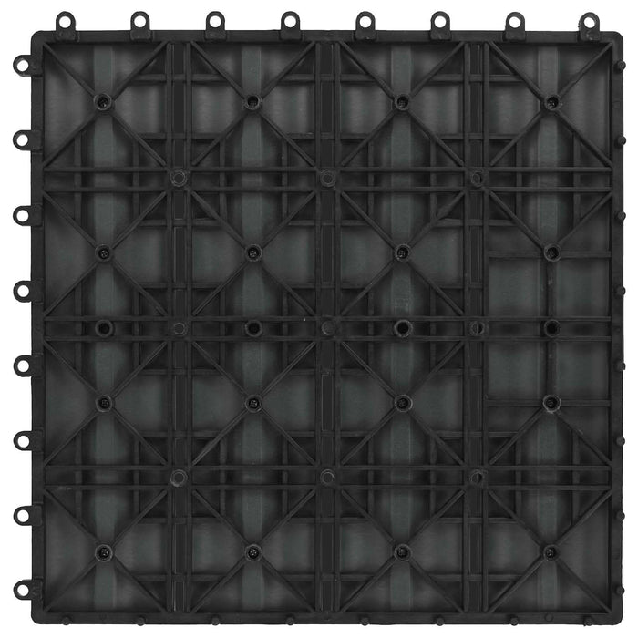 Plăci pentru Deck Design 3D 11 pcs Gri 30 x 30 cm Lemn compozit - WALTI WALTI