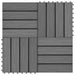 Plăci pentru Deck Design 3D 11 pcs Gri 30 x 30 cm Lemn compozit - WALTI WALTI