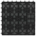 Plăci pentru Deck 11 pcs Negru 30 x 30 cm Lemn compozit - WALTI WALTI