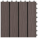 Plăci pentru Deck 11 pcs Maro închis 30 x 30 cm Lemn compozit - WALTI WALTI