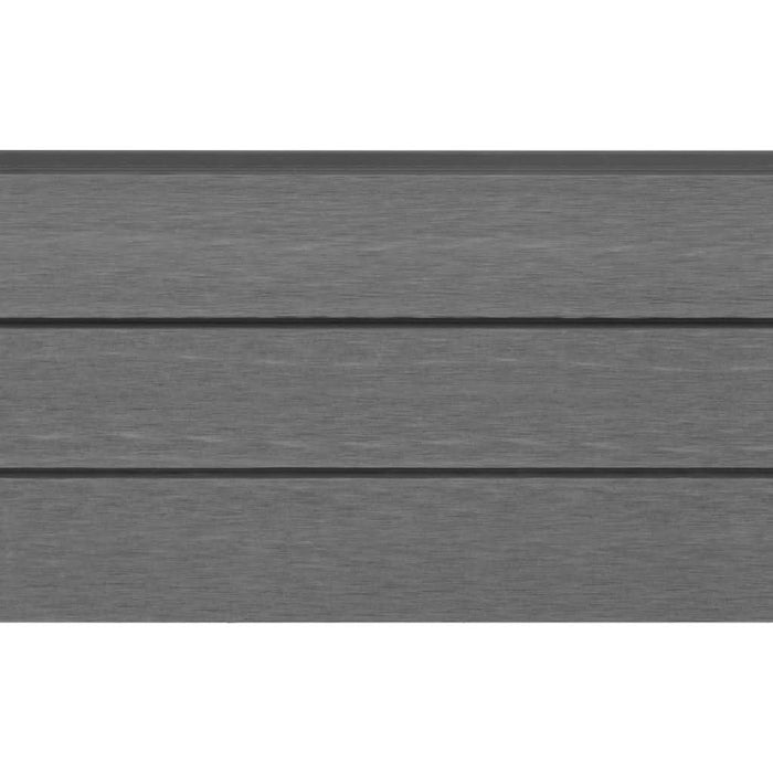 Plăci de schimb pentru gard, 9 buc., gri, 170 cm, WPC - WALTI WALTI