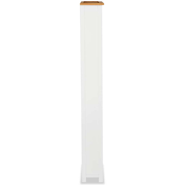 Bibliotecă cu 6 rafturi, 80 x 23 x 180 cm, lemn masiv de stejar WALTI