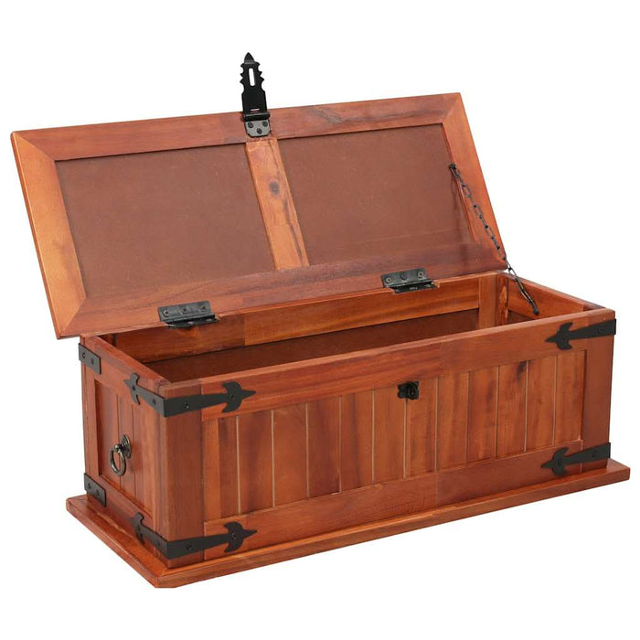 Cufăr de depozitare, 60x25x22 cm, lemn masiv de acacia - WALTI WALTI