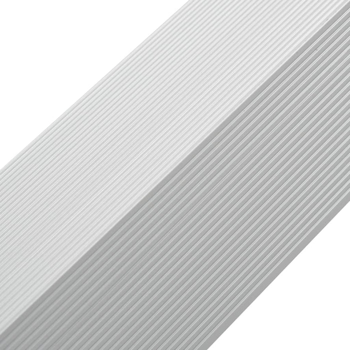 Margini cornier pentru podea 5 buc. argintiu 170 cm aluminiu - WALTI WALTI