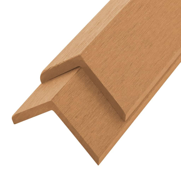 Margini cornier pentru terasă WPC, 5 buc, 170 cm, culoare tec - WALTI WALTI