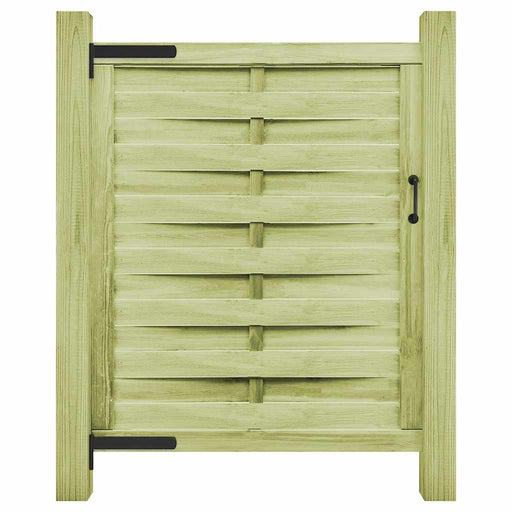 Poartă de grădină, 100x125 cm, lemn de pin tratat verde - WALTI WALTI