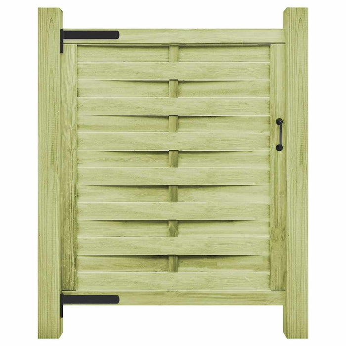 Poartă de grădină, 100x125 cm, lemn de pin tratat verde WALTI
