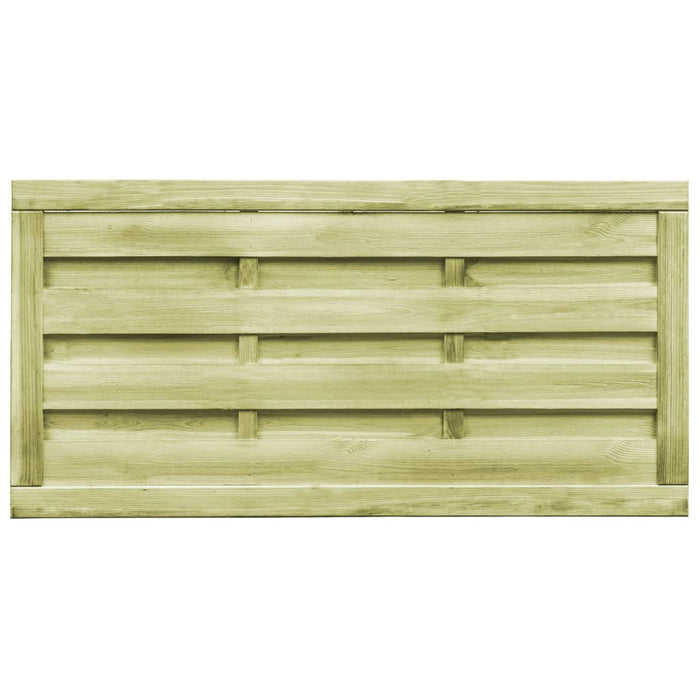 Porți de grădină 2 buc. verde 150x75 cm lemn de pin tratat - WALTI WALTI