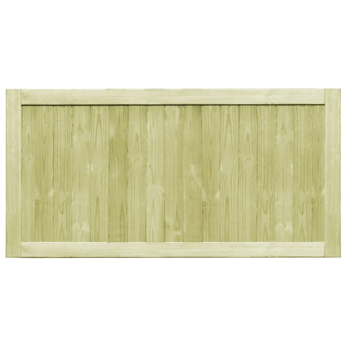 Porți de grădină, 2 buc., 300 x 75 cm, lemn de pin tratat - WALTI WALTI