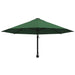 Umbrelă soare, montaj pe perete, tijă metalică, verde, 300 cm - WALTI WALTI
