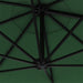 Umbrelă soare, montaj pe perete, tijă metalică, verde, 300 cm - WALTI WALTI