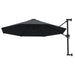 Umbrelă soare, montaj pe perete, stâlp metal, 300 cm, antracit - WALTI WALTI