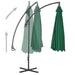 Umbrelă în consolă de grădină, stâlp din oțel, verde, 300 cm - WALTI WALTI