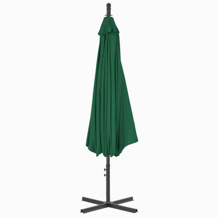 Umbrelă în consolă de grădină, stâlp din oțel, verde, 300 cm - WALTI WALTI
