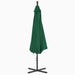 Umbrelă în consolă de grădină, stâlp din oțel, verde, 300 cm - WALTI WALTI