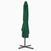 Umbrelă de soare de exterior, stâlp din oțel, verde, 250x250 cm - WALTI WALTI