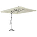 Umbrelă soare de exterior, stâlp din oțel, nisipiu, 250x250 cm - WALTI WALTI