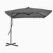Umbrelă soare de exterior, stâlp din oțel, antracit, 250x250 cm - WALTI WALTI