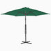 Umbrelă soare de exterior cu stâlp din oțel, verde, 300 cm - WALTI WALTI