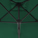 Umbrelă soare de exterior cu stâlp din oțel, verde, 300 cm - WALTI WALTI