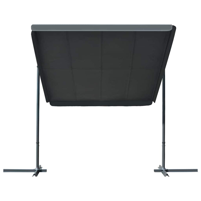 Pavilion acoperiș înclinabil retractabil antracit 350x253x196cm WALTI