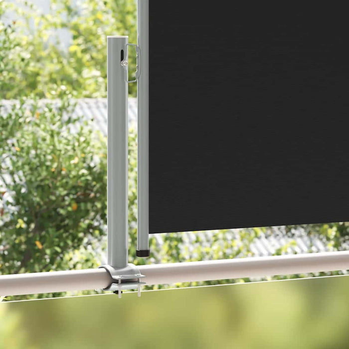 Copertină laterală retractabilă de terasă, negru, 100 x 300 cm - WALTI WALTI