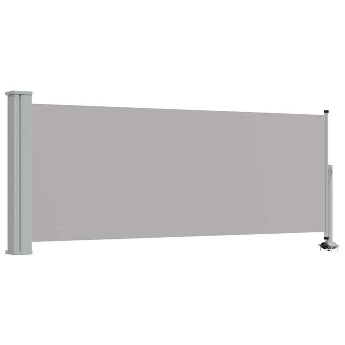 Copertină laterală retractabilă de terasă, gri, 100 x 300 cm - WALTI WALTI
